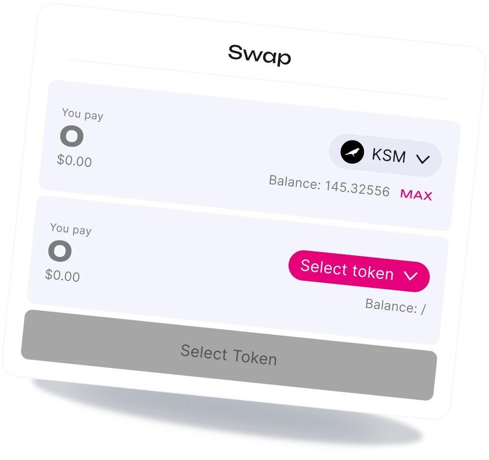 UI & FrontEnd for Asset Conversion Pallet (dotACP)